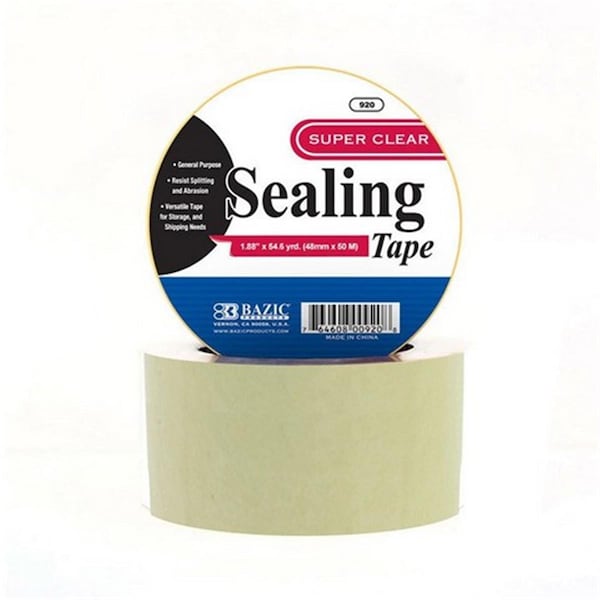 Bazic Products Bazic BAZIC 1.88in X 54.6 Yards Clear Packing Tape Pack of 36 920 - main